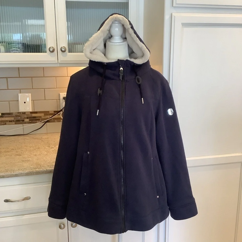 1 Madison Blue Hooded Jacket Size XL